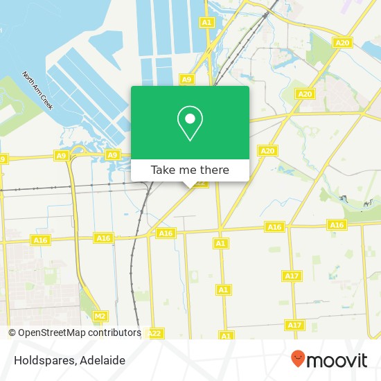 Holdspares map