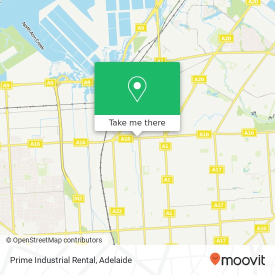 Mapa Prime Industrial Rental