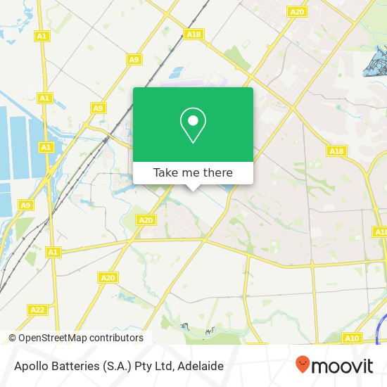 Mapa Apollo Batteries (S.A.) Pty Ltd