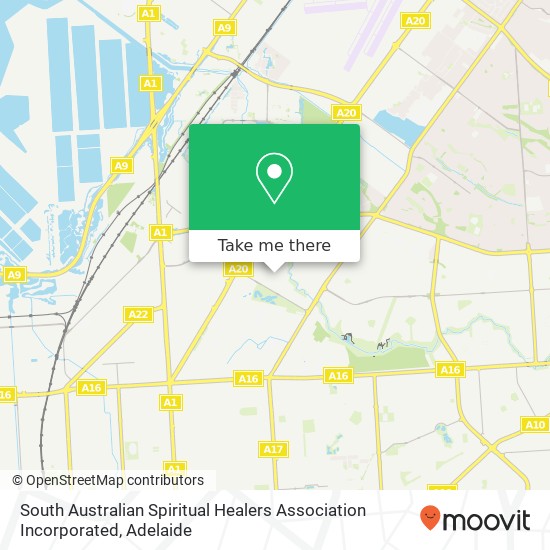South Australian Spiritual Healers Association Incorporated map