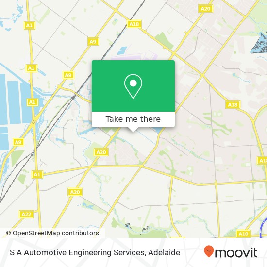 S A Automotive Engineering Services map