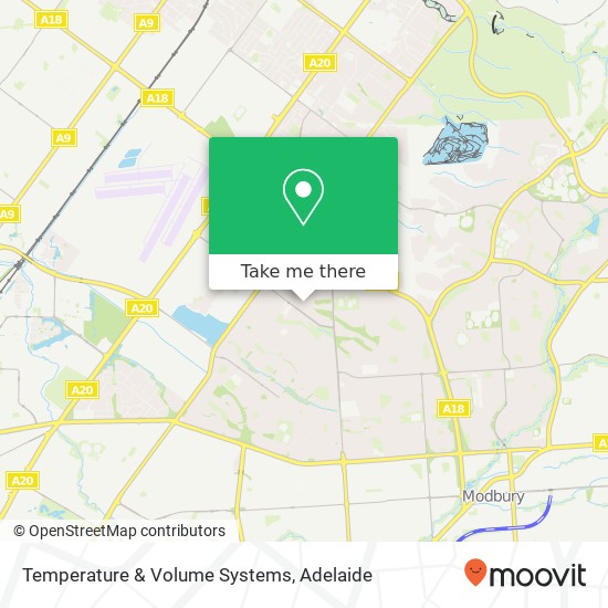 Temperature & Volume Systems map