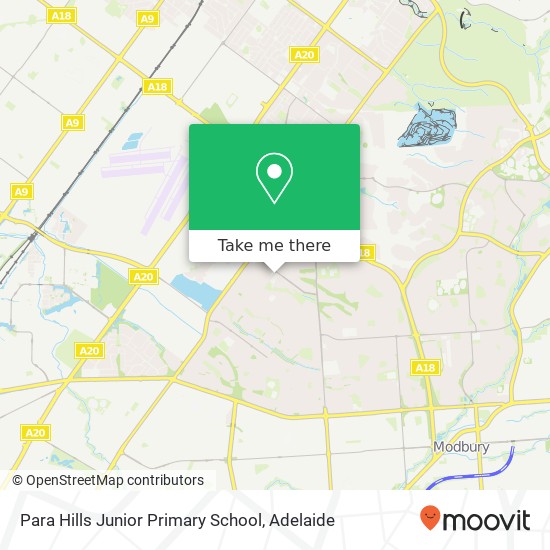 Para Hills Junior Primary School map