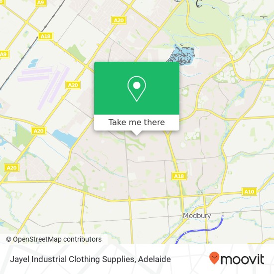 Mapa Jayel Industrial Clothing Supplies