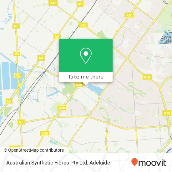 Mapa Australian Synthetic Fibres Pty Ltd