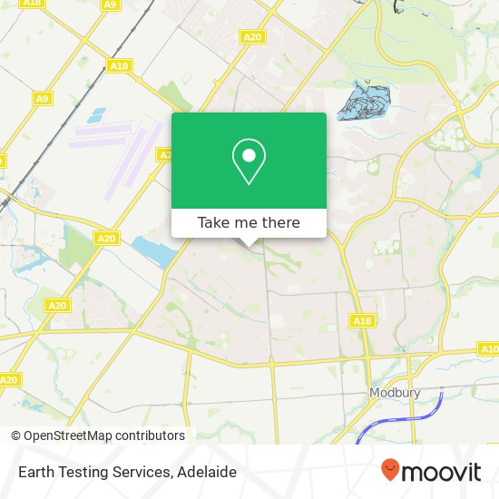 Earth Testing Services map