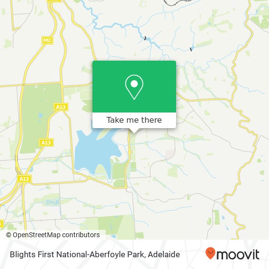 Mapa Blights First National-Aberfoyle Park