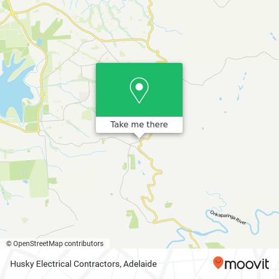 Husky Electrical Contractors map