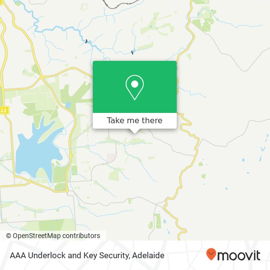 AAA Underlock and Key Security map