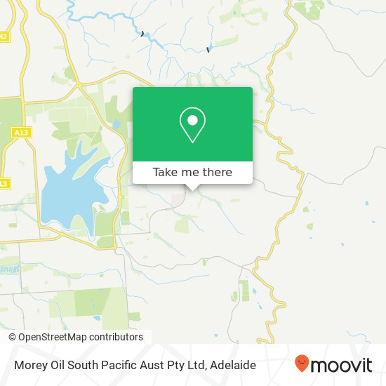 Mapa Morey Oil South Pacific Aust Pty Ltd