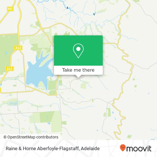 Raine & Horne Aberfoyle-Flagstaff map