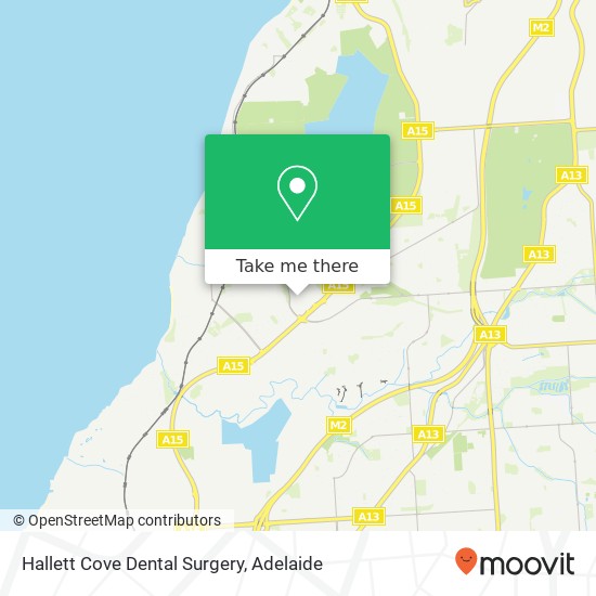 Mapa Hallett Cove Dental Surgery