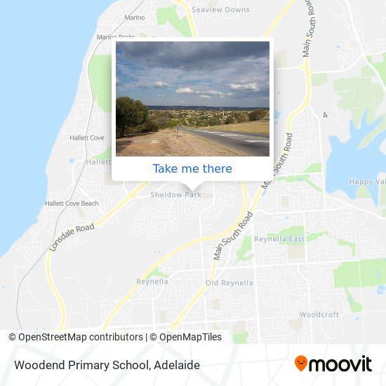 Woodend Primary School map