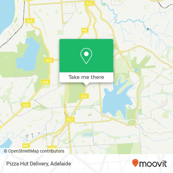 Pizza Hut Delivery map