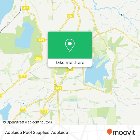 Mapa Adelaide Pool Supplies