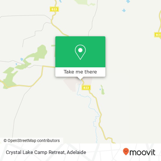 Crystal Lake Camp Retreat map