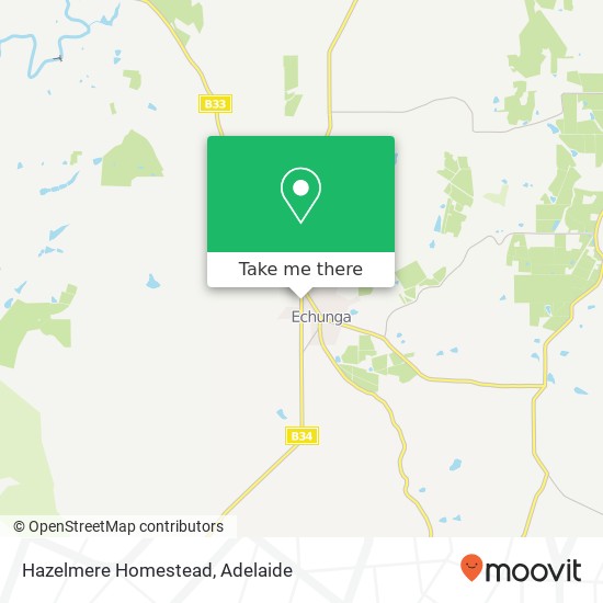 Hazelmere Homestead map