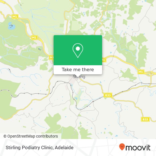 Stirling Podiatry Clinic map