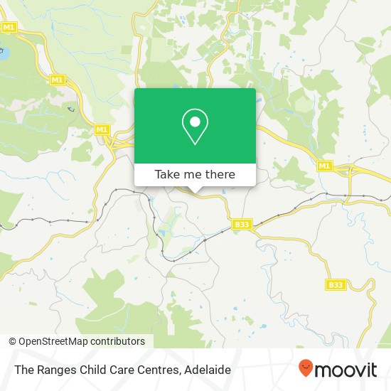 Mapa The Ranges Child Care Centres