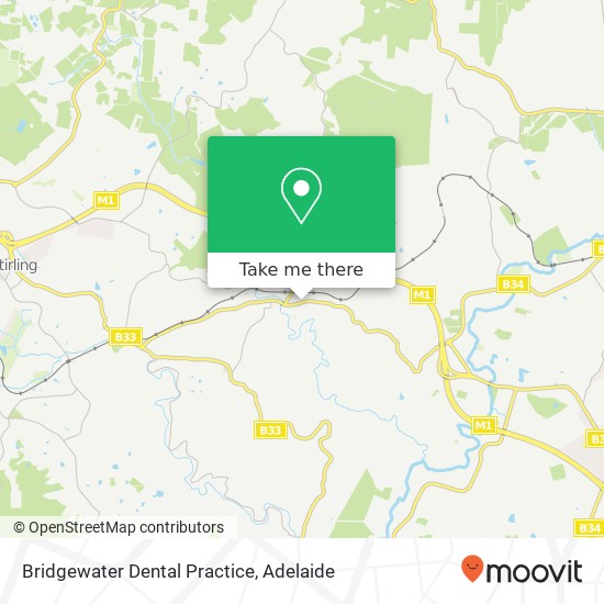 Mapa Bridgewater Dental Practice