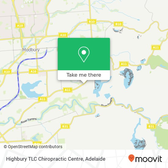 Highbury TLC Chiropractic Centre map