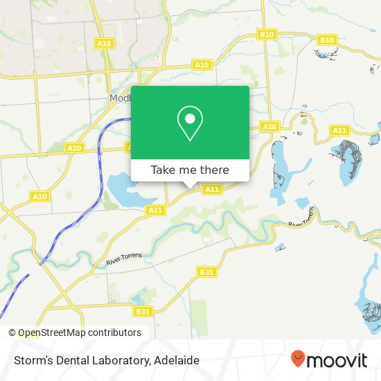 Storm's Dental Laboratory map