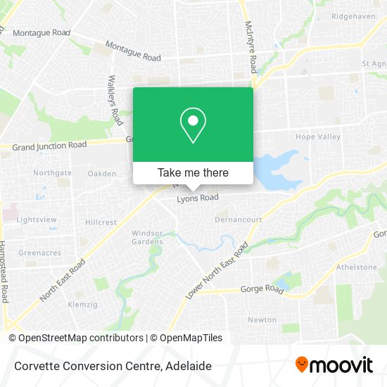 Corvette Conversion Centre map