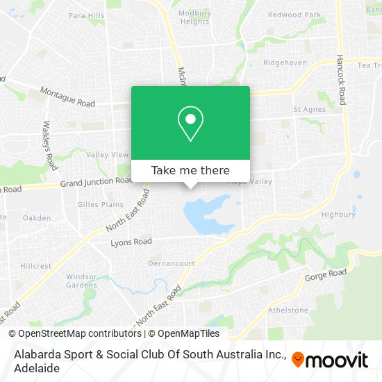 Alabarda Sport & Social Club Of South Australia Inc. map