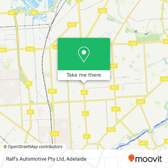 Ralf's Automotive Pty Ltd map