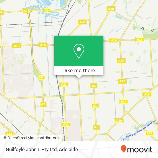 Guilfoyle John L Pty Ltd map