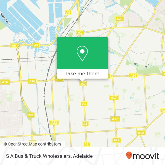 S A Bus & Truck Wholesalers map