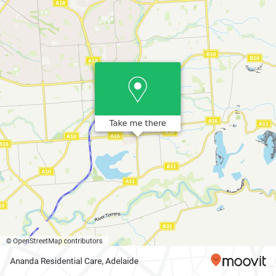 Mapa Ananda Residential Care