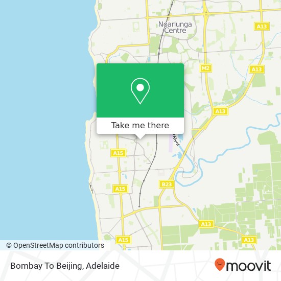 Bombay To Beijing, 1-9 Prow Dr Seaford Meadows SA 5169 map