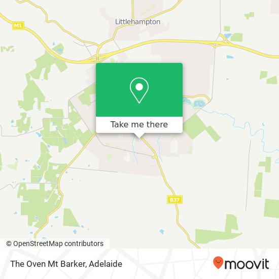 The Oven Mt Barker, 46-48 Victoria Rd Mount Barker SA 5251 map