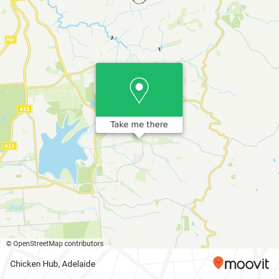 Chicken Hub, Hub Dr Aberfoyle Park SA 5159 map