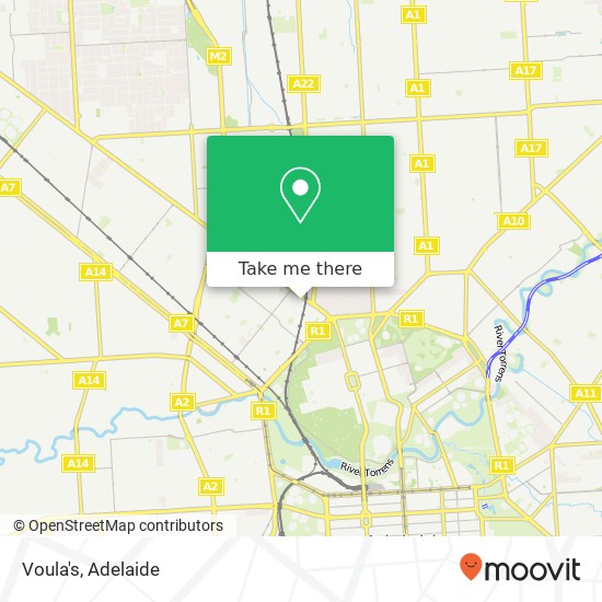 Voula's, Plane Way Bowden SA 5007 map