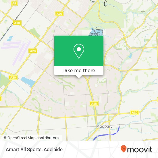 Amart All Sports map