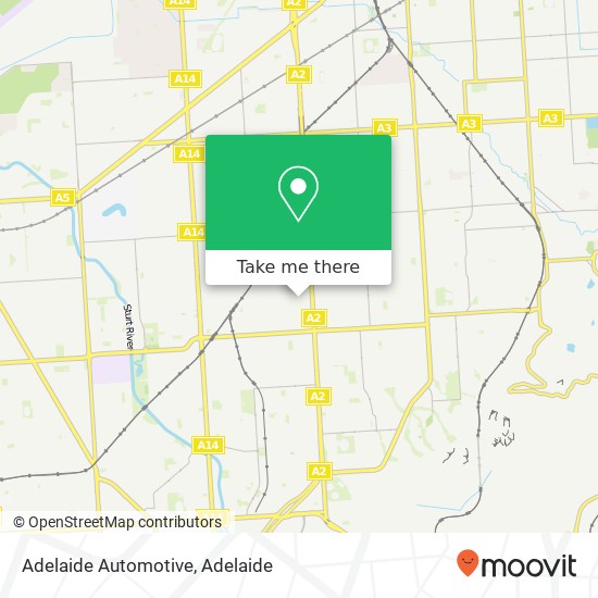 Adelaide Automotive map