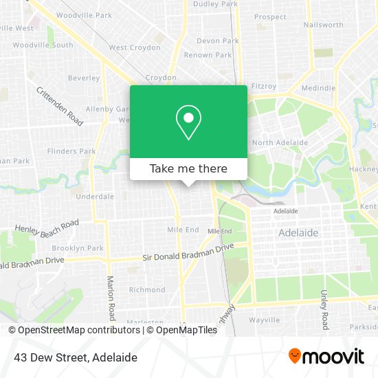 43 Dew Street map