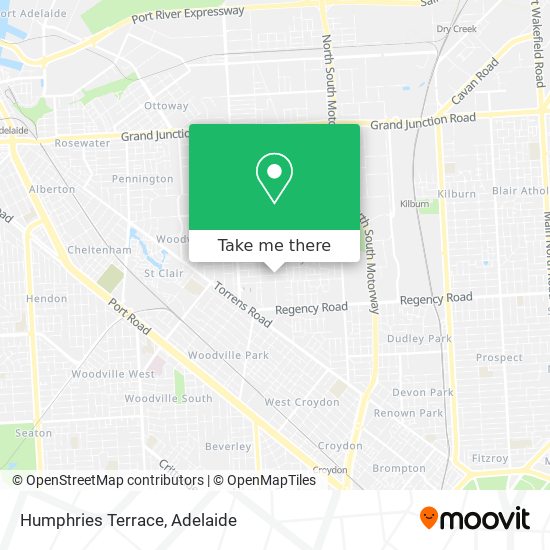 Humphries Terrace map