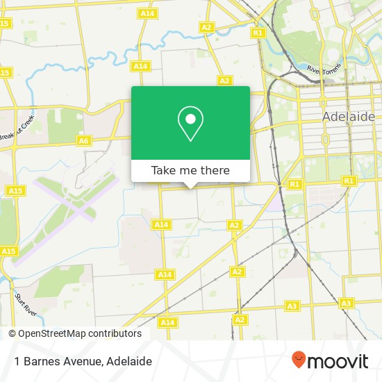 1 Barnes Avenue map