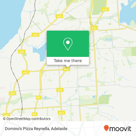 Mapa Domino's Pizza Reynella