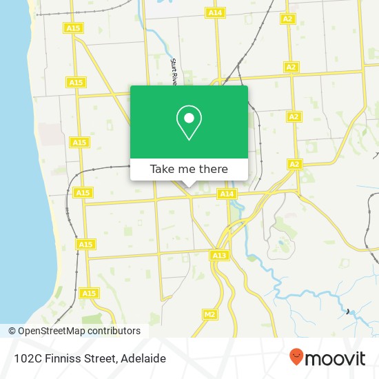 102C Finniss Street map