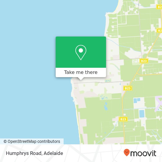Mapa Humphrys Road