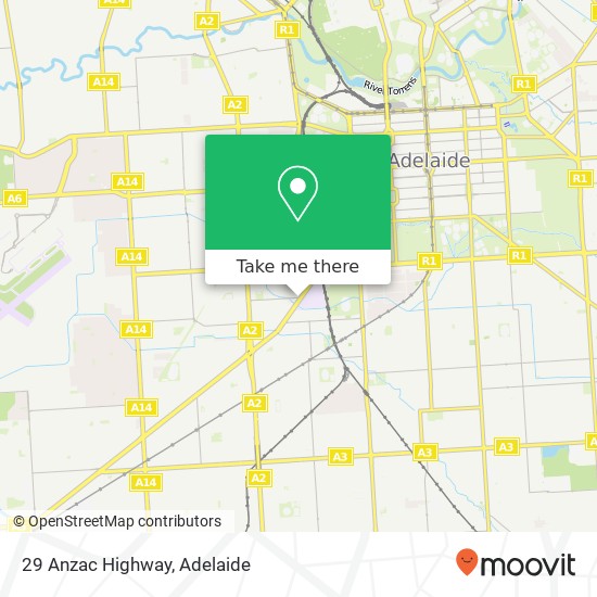 Mapa 29 Anzac Highway