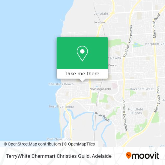 TerryWhite Chemmart Christies Guild map