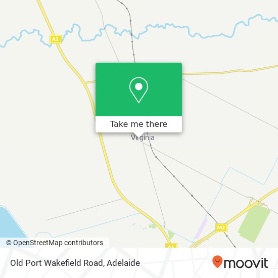 Old Port Wakefield Road map