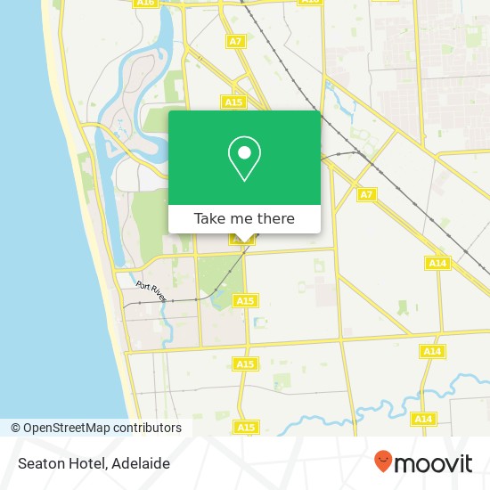 Seaton Hotel map