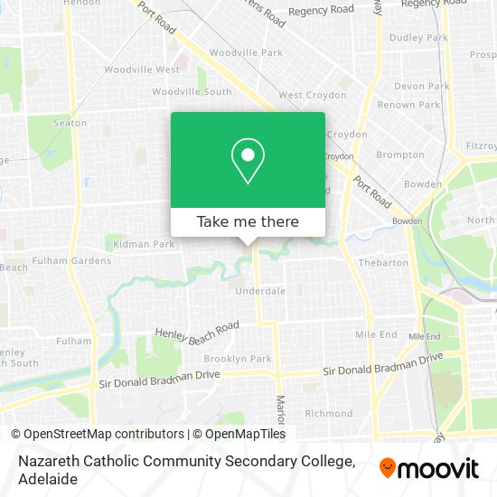 Mapa Nazareth Catholic Community Secondary College