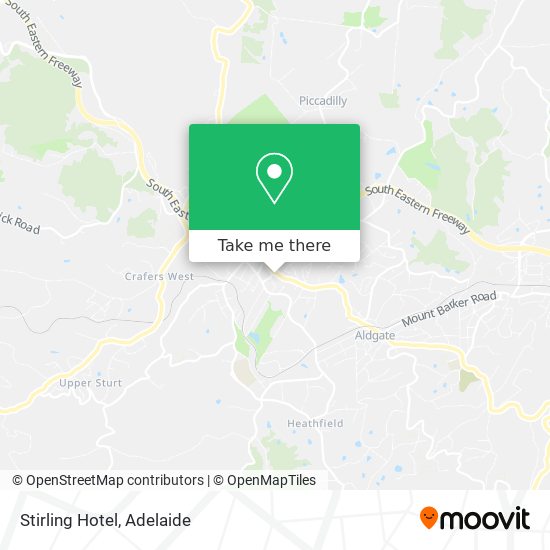 Mapa Stirling Hotel